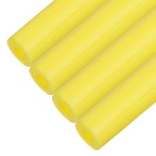 4-Pack Pipe Insulation Foam Tube, 17 x 2.4"(L x OD) Foam Pipe Covers [Yellow]