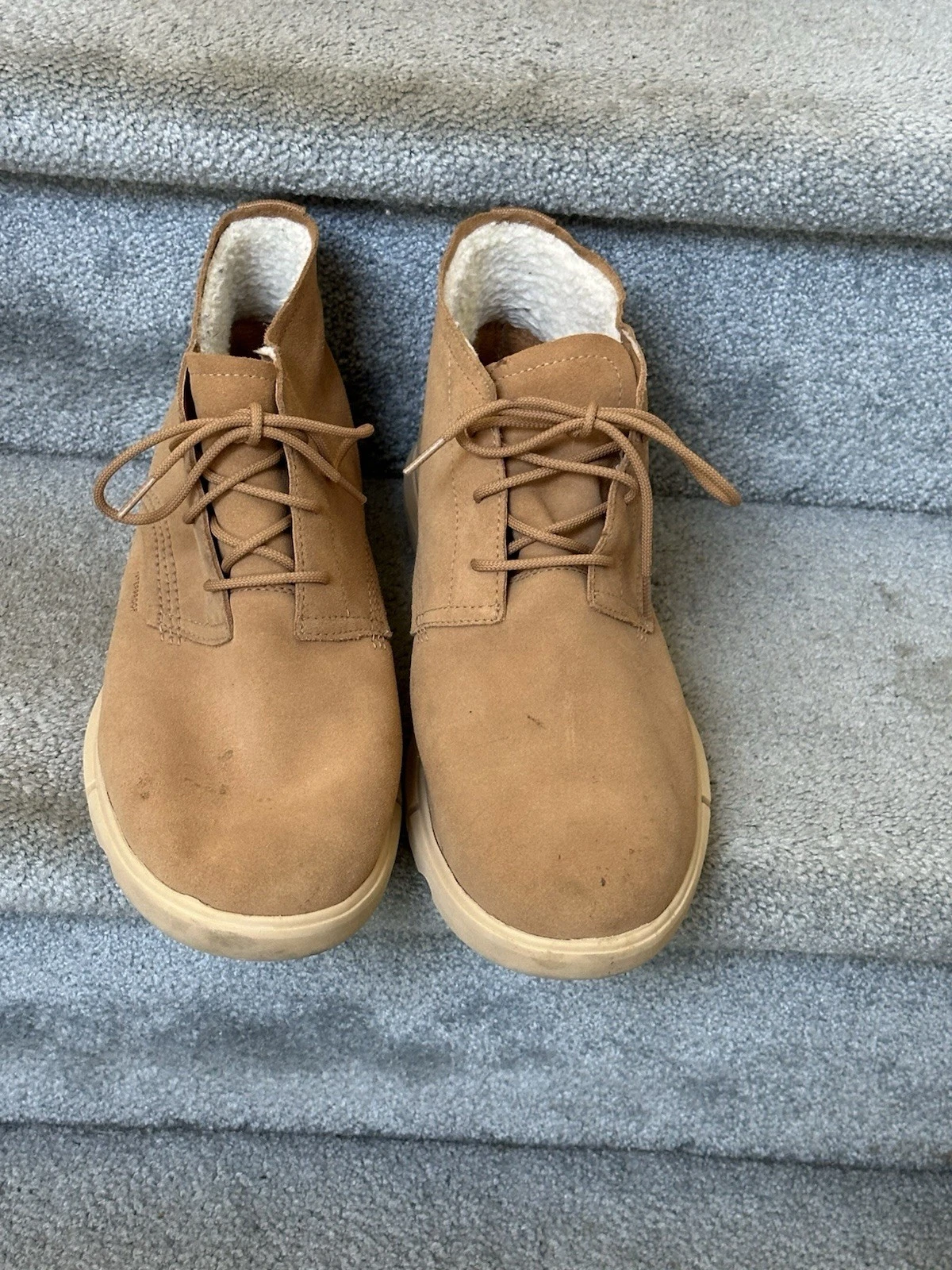 Sorel Men's Explorer Drift WP Tan Waterproof Ankle Boots Mint Size 14