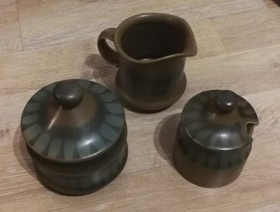 Goebel Wallis Oeslauer Keramik Bavaria 1974 Zuckerdose Milchkännchen 