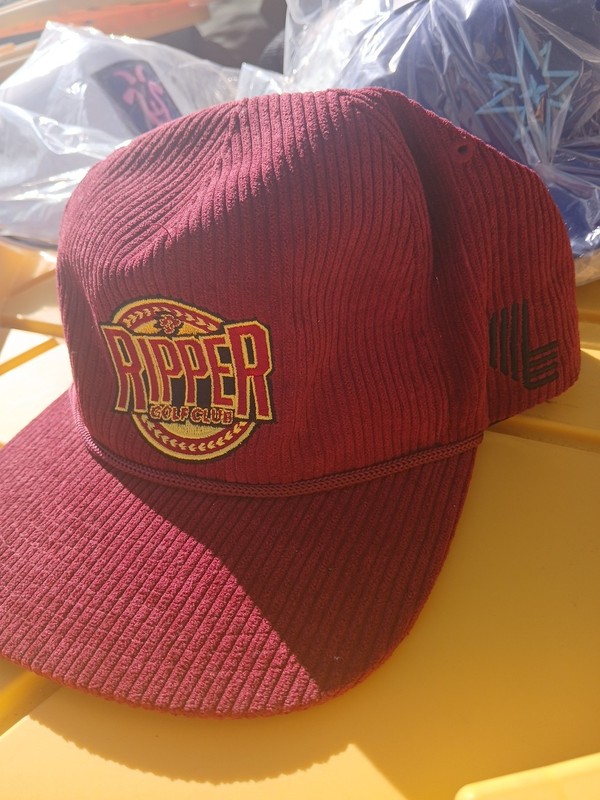 New Ripper courdoroy Snapback Rope Hat Cap  Extracurricular Liv Golf Club GC !