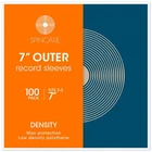 7" Inch 400 Gauge Polythene Plastic Outer Vinyl Record Sleeves Covers 100 Pack