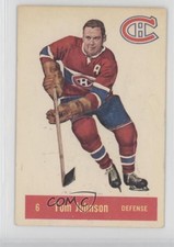 1957-58 Parkhurst Tom Johnson #6 HOF wy5