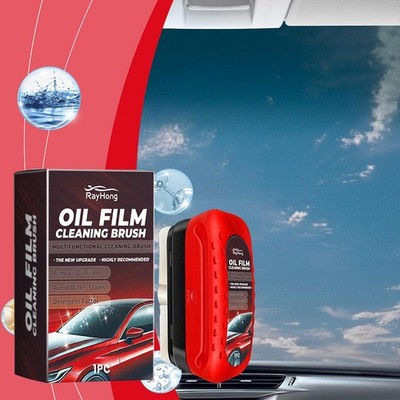 Automotive Oil Film Cleaning Brush, Glass Coating For Windshield2025 S2R3