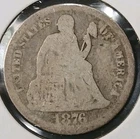 1876 Seated Liberty Dime