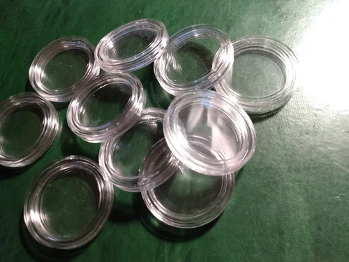 Proof Gold Eagle $25 1/2 ounce empty US mint capsule (NO COIN) LOT OF 10