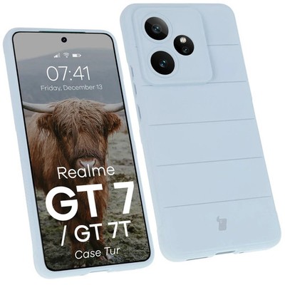 Handyhülle für Realme GT 7 / 7T Bizon Case Cover Schutz Hülle Etui Hellblau