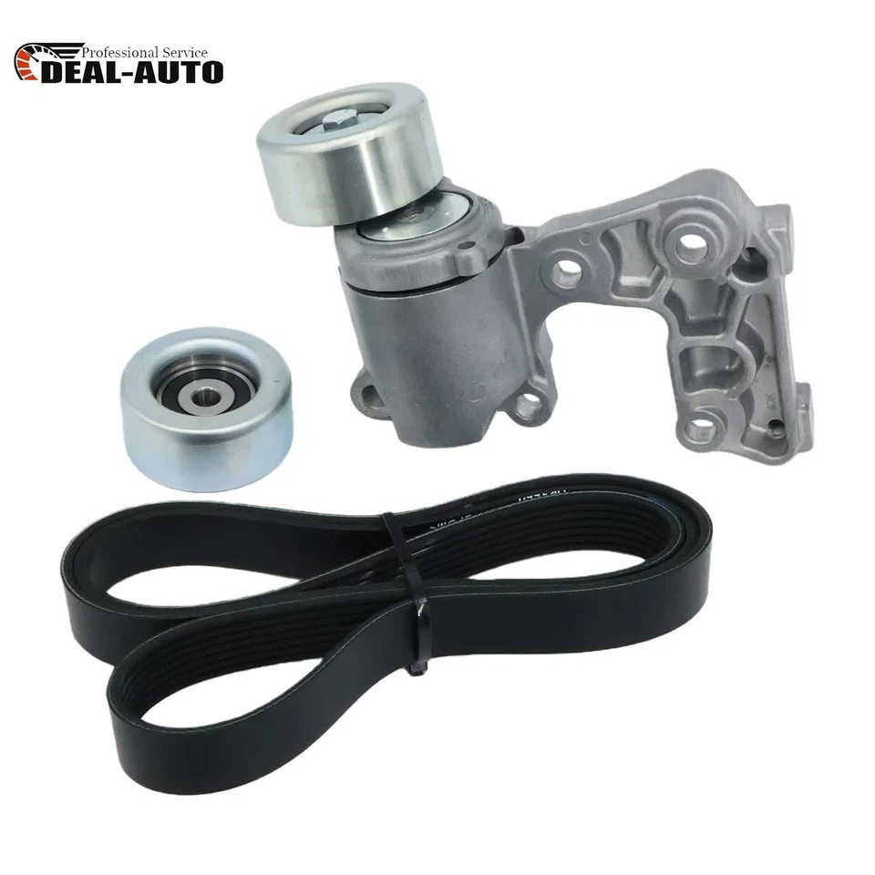 Serpentine Belt Drive Tensioner Kit fit Sienna Avalon Camry RAV4 Lexus ES IS RX - Image 3 of 4