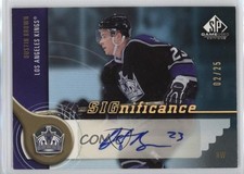 2005-06 SP Game Used Edition SIGnificance Gold 2/25 Dustin Brown #S-DB Auto 4f5