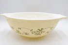 Vintage Pyrex Shenandoah Cinderella 4 quart Nesting Bowl 444 Yellow Green Vines