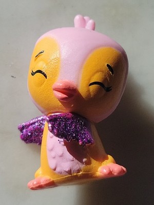 Hatchimals CollEGGtibles Pink & Orange Penguala Penguin Purple Wings figure 1''
