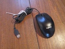 Logitech B100 (910-001439) Optical USB Mouse Corded Computer Mouse TESTED