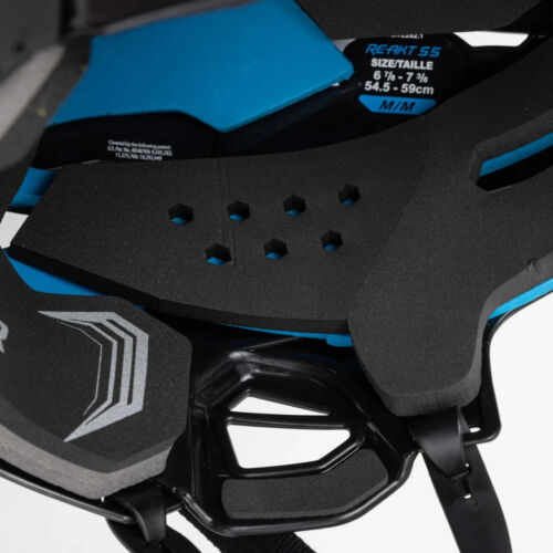 Bauer Re-Akt 55 Hockey Helmet | Ice HECC CSA Senior SR Adult Black Large Reakt - Picture 11 of 13