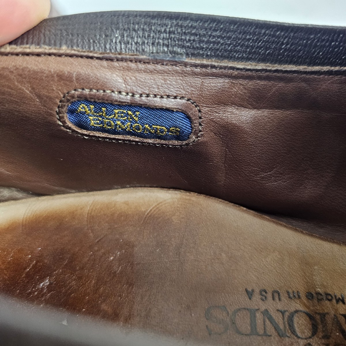 Allen Edmonds CANFIELD Size 10 D Walnut Brown Tassel Loafer 