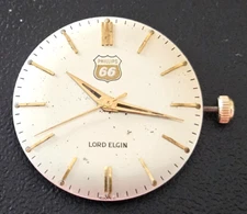 ELGIN 915 PHILLIPS 66 21J SWISS WATCH MOVEMENT (BALANCE RUNS WITH ROTATION) 104