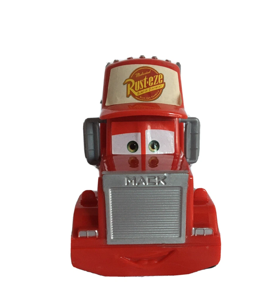 Disney Pixar Cars Mack Truck Rust-EZE 18-Wheeler Semi Mattel Vehicle Toy - Image 3 of 4
