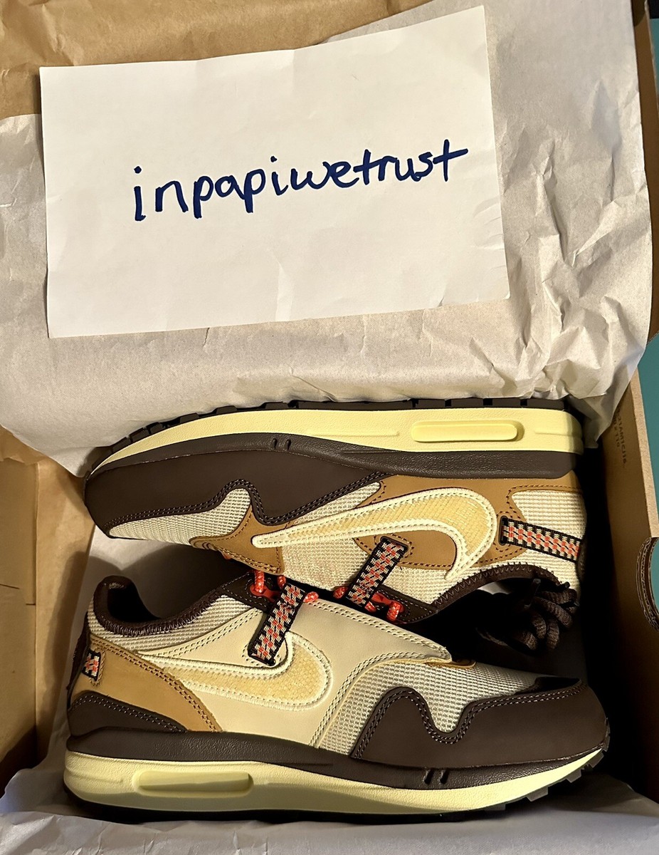 Travis Scott × Nike Air Max1 CACTUSBrown Nike Air Max 1 Travis Scott Cactus Jack Baroque Brown Men's