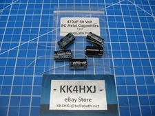 SC - GHA Series - Axial  Electrolytic Capacitors - 50v 470uF - 5 Pieces