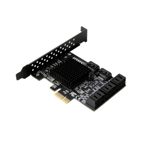 PCIe PCI Express to SATA3.0 8-Port SATA III Expansion Controller Adapter Card 6G - Zdjęcie 8 z 10