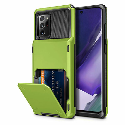 For Samsung S26 Ultra S25 S24 S23 S22 Note20 Shockproof Case Card Wallet Holder