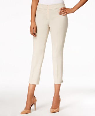 cropped stretch trousers