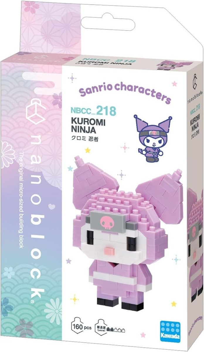 Kawada Nanoblock NBCC_218 Kuromi Ninja Sanrio Characters 160pcs | eBay