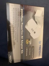 Brand New TRENDnet TPL-303E2K - 200bps Powerline AV Adapter Kit Complete
