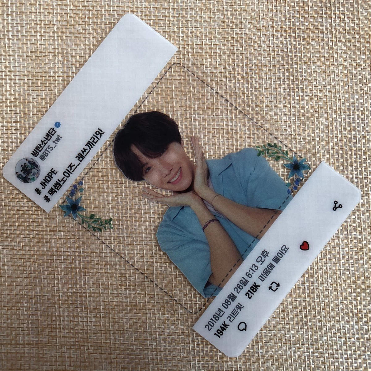 防弾少年団(BTS) - BTS J-HOPE 公式トレカ　love yourself J Hope Official Photocard BTS Love Yourself Tear R Version