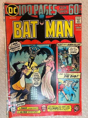 Batman #257 1974 DC Comics 100 Page Giant Issue Penguin Cover