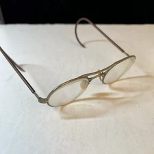 Vintage Bausch & Lomb (20) Spectacle Wire Rim Eyeglasses W/rubber Covered Arms