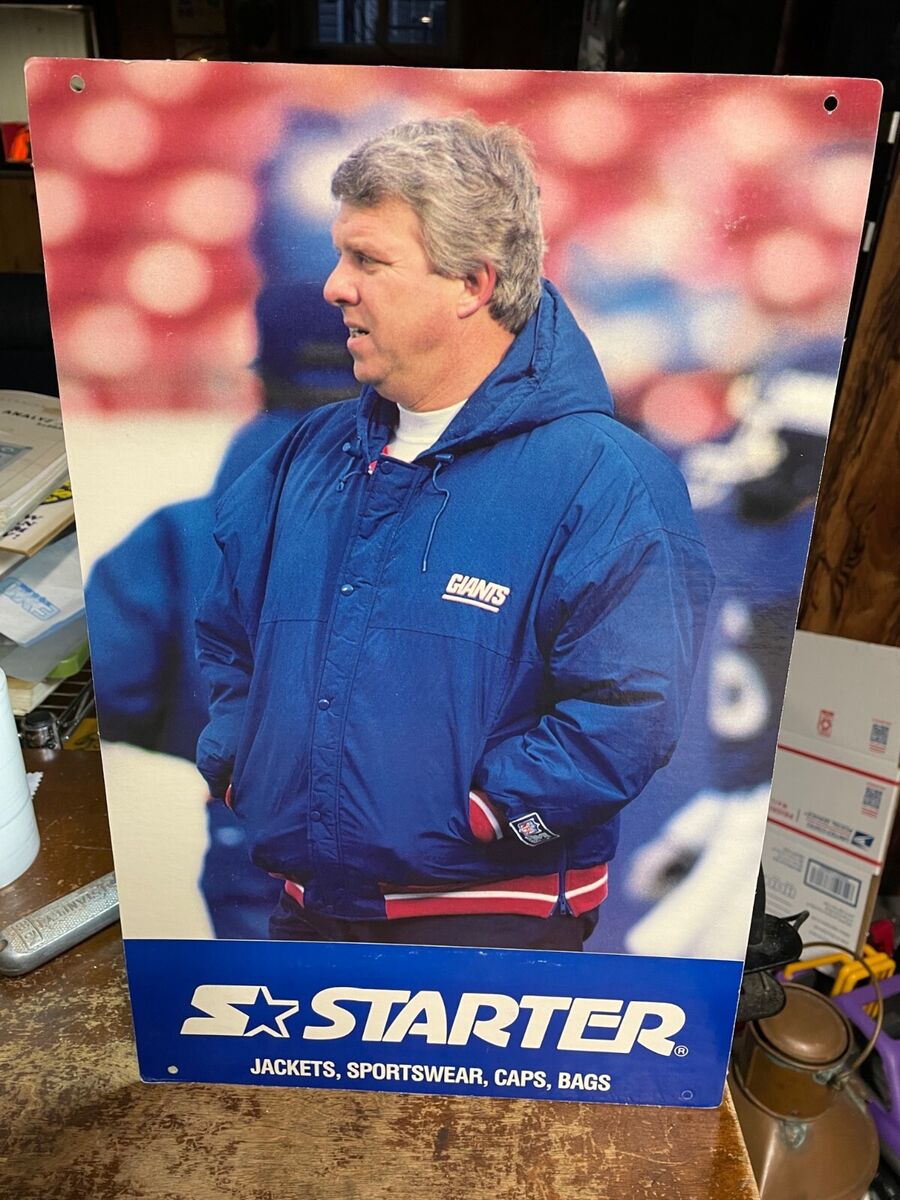 Vintage Bill Parcells Starter Jacket Store Display 1980's NY Vintage Bill Parcells Starter Jacket Store Display 1980's NY