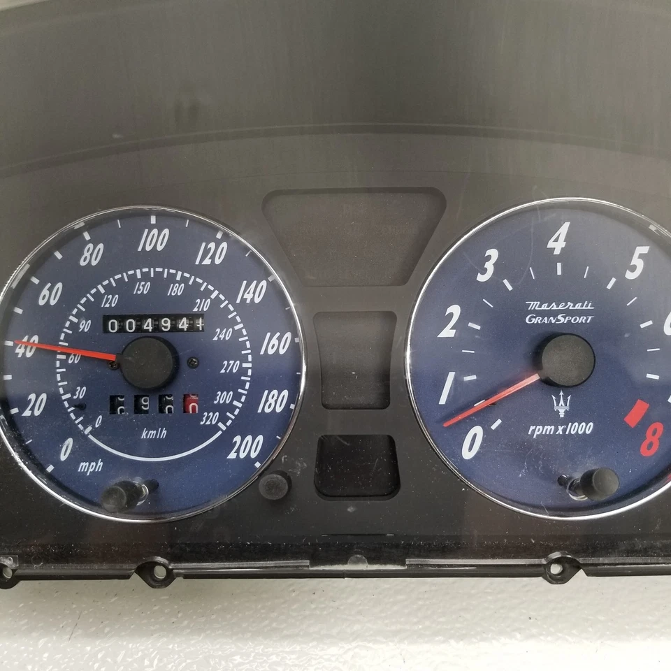 Velocímetro de clúster Maserati M138 GranSport Spyder 4200 2005-2007 208050 Foto 4 de 4