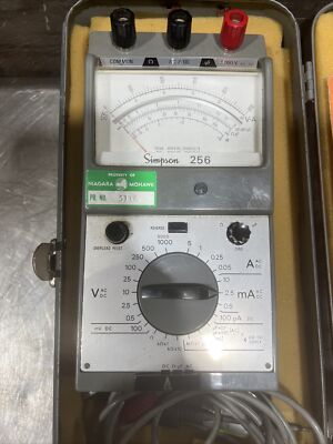 SIMPSON Model 256 VOLT OHM MILLIAMMETER Used Surplus | eBay