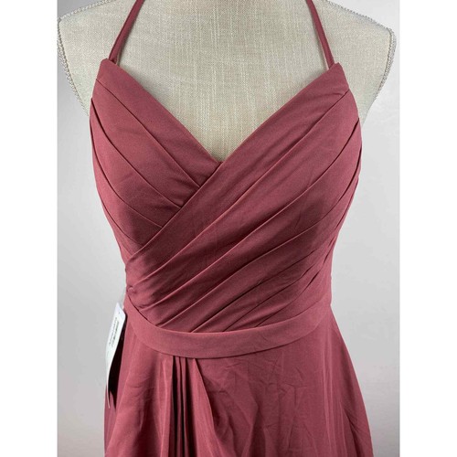 Azazie Dusty Mauve Maxi Formal Dress Womens Size A4 NWT - Picture 5 of 12