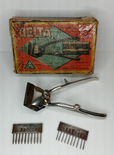 Antike Haarschneidemaschine Delta im Originalkarton - Bild 1 von 13