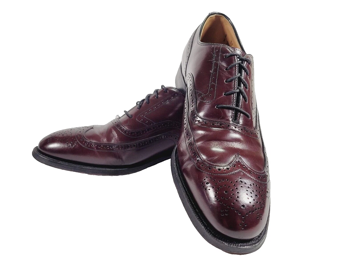Burgundy wingtips best sale