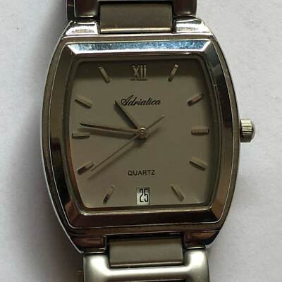 Adriatica Swiss Watch - Quartz - Herren - Batterie neu - Werk läuft einwandfrei