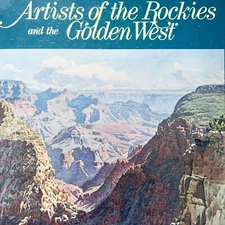 Vintage Artists of the Rockies and Golden West Book 80s Art Galleries Artists