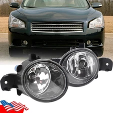 FOR NISSAN MAXIMA 2009 2010 2011 2012 2013 2014 FRONT BUMPER FOG LIGHT LAMP PAIR