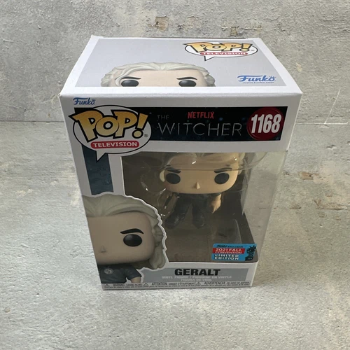 MINT Funko Pop 1168 Geralt The Witcher 2021 Fall Convention Limited Edition