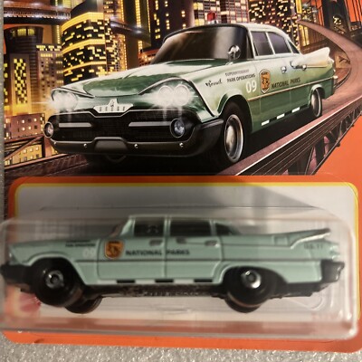 Matchbox '59 Dodge Coronet Police Car Light Green National Parks