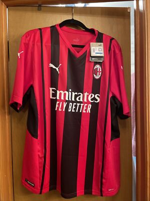 Ac Milan Puma Home Jersey Size XL NWT 
