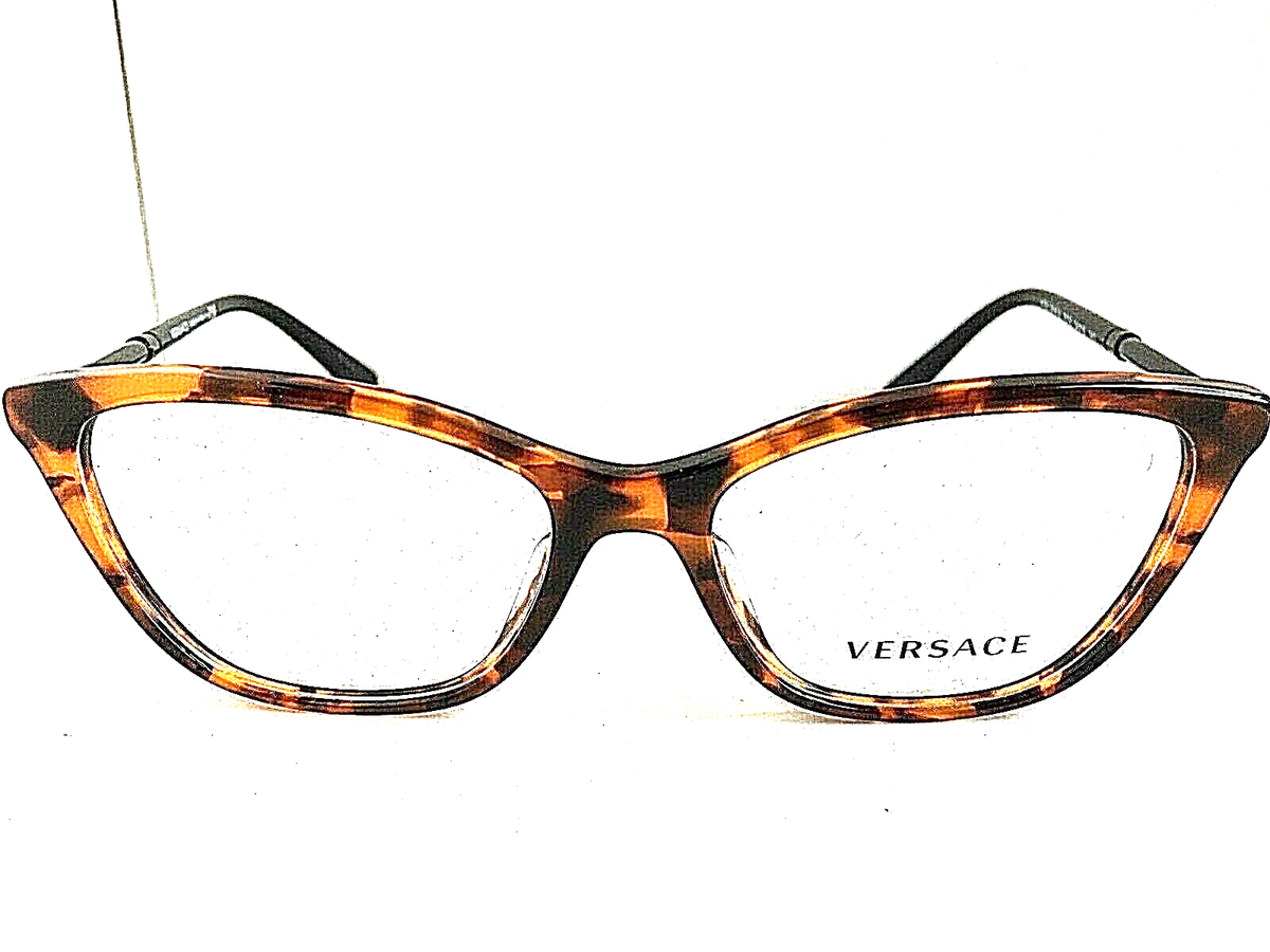 Versace Tortoise Shell Cat Eye Eyeglasses Optical Frames‎ Made in Italy 21415 Authentic Versace Model 4295 Cat-eye | Mercari main image 2