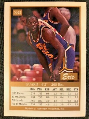 NBA - 1990-91 Skybox Basketball Eric Johnson - Jazz | eBay