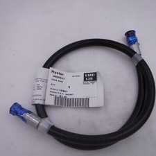 4' Hyster 4600047 Forklift Hydraulic Hose Assembly Parker Global Core 3/8" ID.