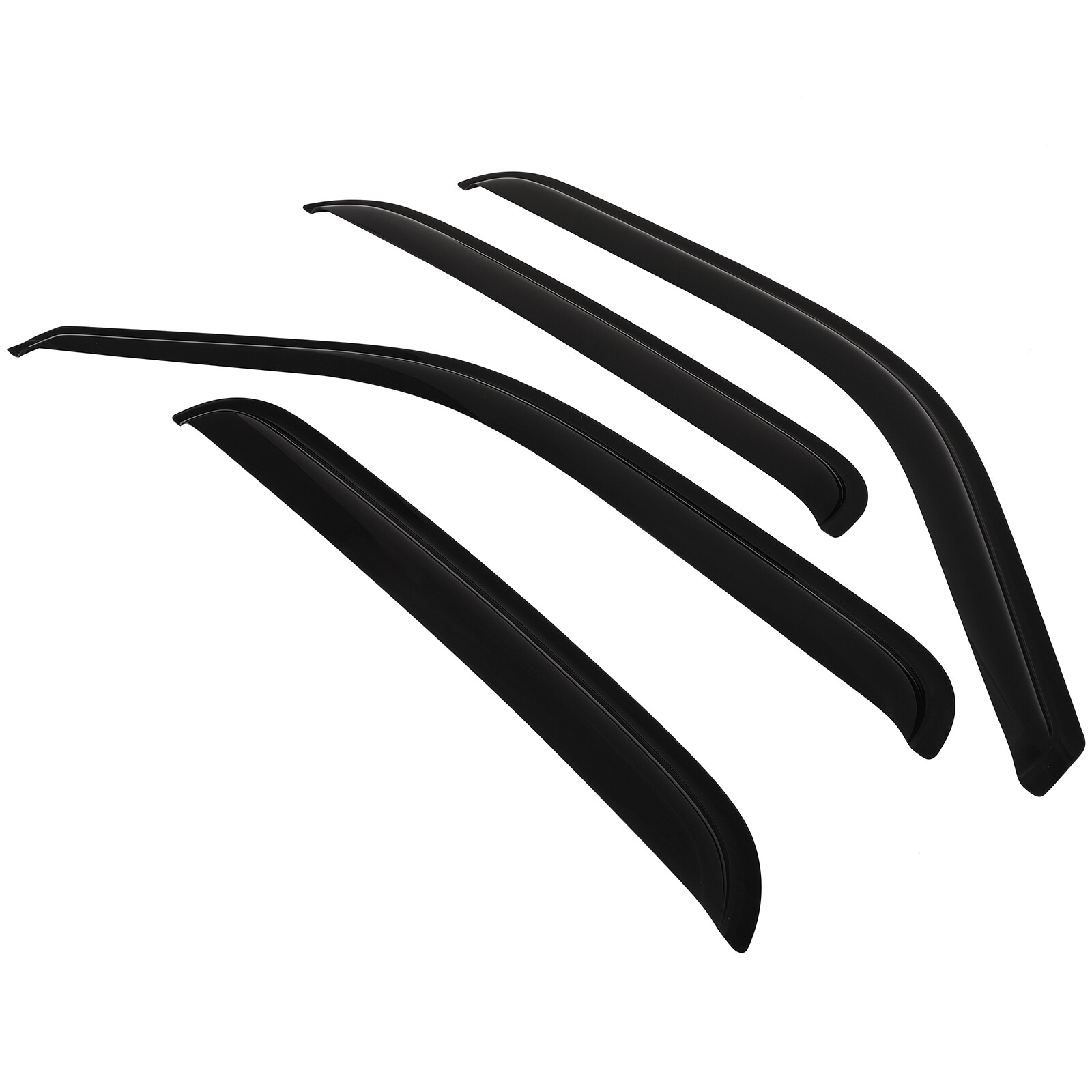 Dark Black Side Wind Deflectors Window Visors 4p For 00-06 Yukon/Tahoe/Escalade