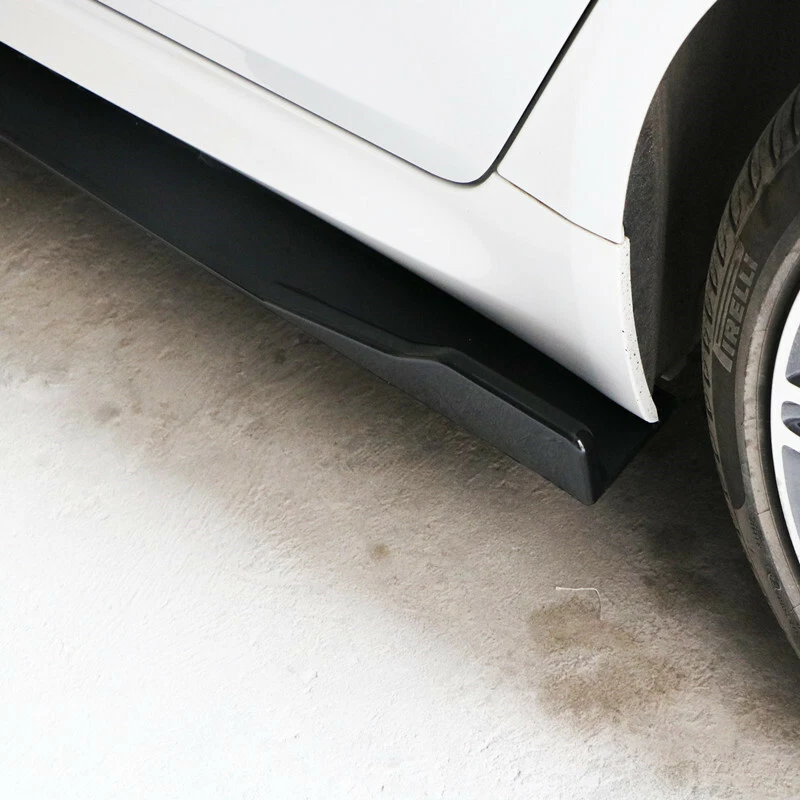 78.7'' Side Skirt Rocker Panel Lip Splitter Gloss Black For Cadillac ATS XTS XT4 - Изображение 4 из 4