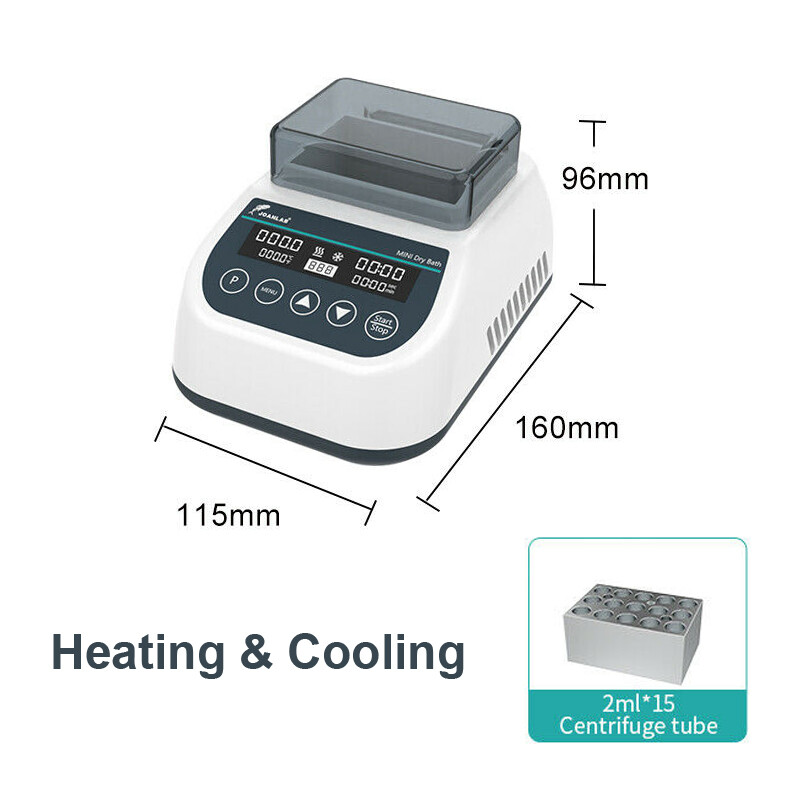 Lab Digital Mini Dry Bath Incubator Heating & Cooling with