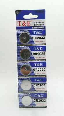 10 Batterie CR2032 Litio 3V &ndash; Pile Per Orologio, Calcolatrice, Telecomando &ndash; Nuove