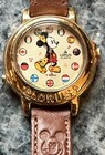 Vintage 1990 Musical Mickey Mouse Watch Lorus by Seiko Plays It's A Small World — photo 1