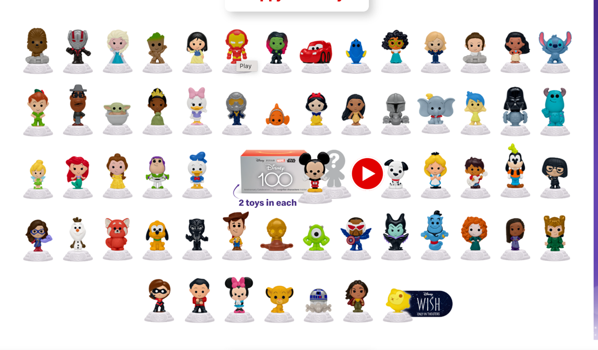 2023 McDonald's Disney's 100 Year Anniversary Celebration